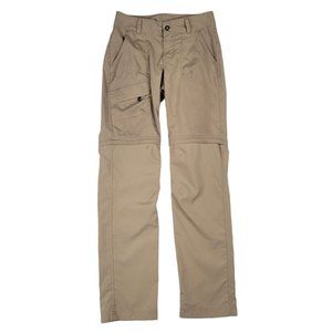 Columbia Pants Women's Size 2 Tan Omni-shield Convertible Outdoor Utility